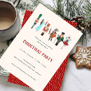 Search for fa la la la la invitations Red