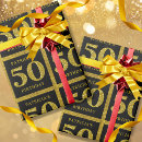 Search for 50 year old wrapping paper Black and gold