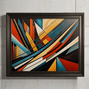Search for abstract with gold red black posters Blue