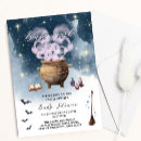 Search for magical baby girl shower invitations Witch