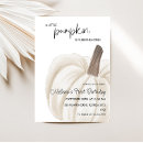 Search for fall pumpkin birthday invitations Is turning one