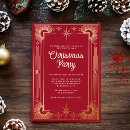 Search for art deco christmas invitations Elegant