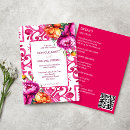 Search for orange fuchsia invitations Elegant