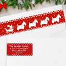 Search for doggie return address labels Xmas