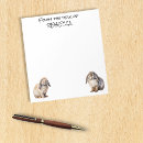 Search for bunny rabbit notepads Watercolor