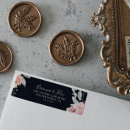 Search for dark gray return address labels Bride