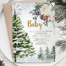 Search for snow baby girl shower invitations Forest