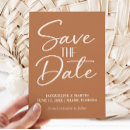 Search for copper save the dates Terracotta