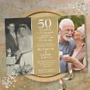 Search for anniversary invitations Gold