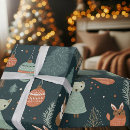 Search for christmas fox wrapping paper Whimsical