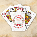 Search for santa claus playing cards Ho ho ho