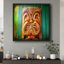 Search for vintage tiki posters Hawaii