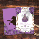 Search for light purple quince invitations Elegant
