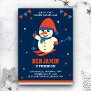 Search for winter onederland snowman invitations Party