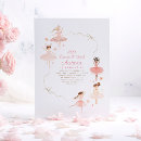 Search for ballerina birthday invitations Nutcracker