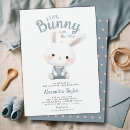 Search for little baby boy shower invitations A little bunny