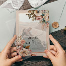 Search for gold foil save the dates Floral