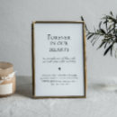 Search for forever in our hearts weddings Elegant