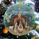 Search for manger christmas tree decorations Jesus