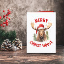 Search for funny moose christmas cards Xmas