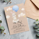 Search for brown baby shower invitations Balloon