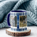 Search for blue plaid mugs rustic