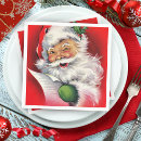 Search for santa claus table napkins Vintage