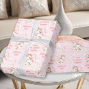 Search for pink unicorn wrapping paper Cute
