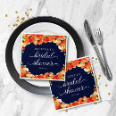 Search for navy and orange napkins Chic