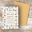 Search for cute gender reveal invitations Bumblebee