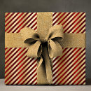 Search for red and gold stripes wrapping paper Stylish