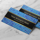 Search for mosaic business cards Blue