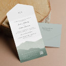 Search for mountain wedding invitations Elegant