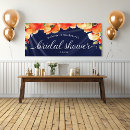 Search for navy blue and orange posters Bridal shower