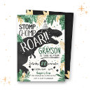 Search for t rex invitations Stomp chomp and roar