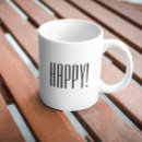 Search for happy quote mugs Minimalist