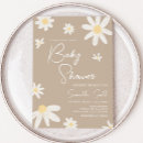Search for groovy baby shower invitations Daisy