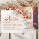 Search for pampas grass save the dates Burnt orange