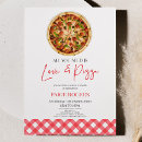 Search for pizza bridal shower invitations Love and pizza