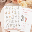 Search for alphabet invitations Cute