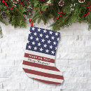 Search for patriotic christmas stockings Usa flag