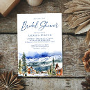 Search for mountain bridal shower invitations Dusty blue