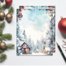 Search for christmas stationery paper forest