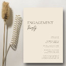 Search for rustic winter engagement party invitations Bohemian