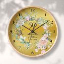 Search for 50th wedding anniversary clocks Couples