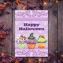 Search for purple halloween cards Vintage