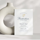 Search for white graduation invitations Celebration