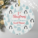 Search for grandsons first christmas tree decorations Blue