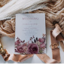 Search for dusty rose and burgundy wedding invitations Maroon
