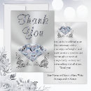 Search for 60th anniversary thank you cards Diamond